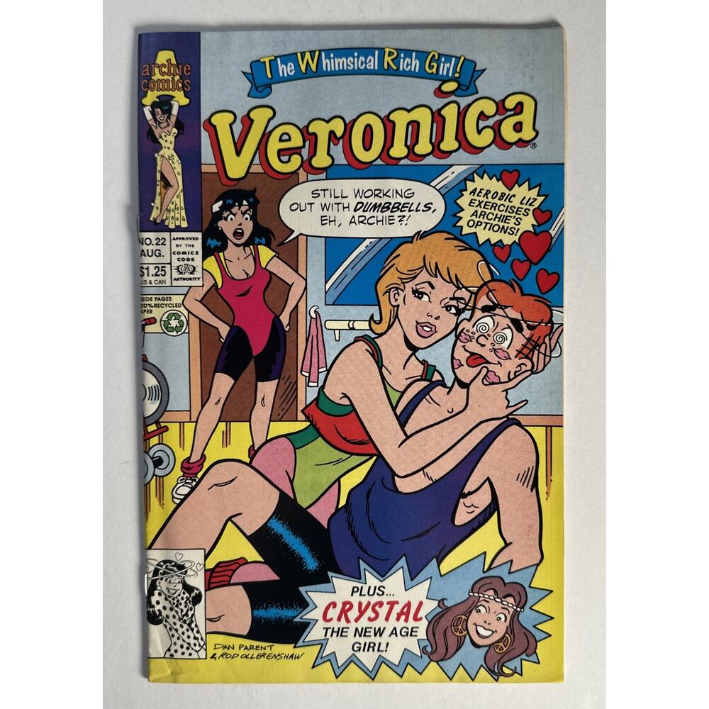 Veronica 22 1992 Archie Comics Crystal the New Age Girl Good Condition